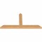 Ekena Millwork Portland Timber Gable Bracket, Western Red Cedar, 72"W x 36"H x 3 1/2"D x 5 1/2"F, 12/12 Pitch GBW072X36X0406POR00SWR - alternate 3